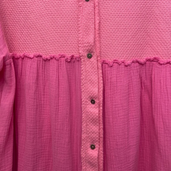 Fantastic Fawn Pink Waffle Knit dress - Picture 3 of 6